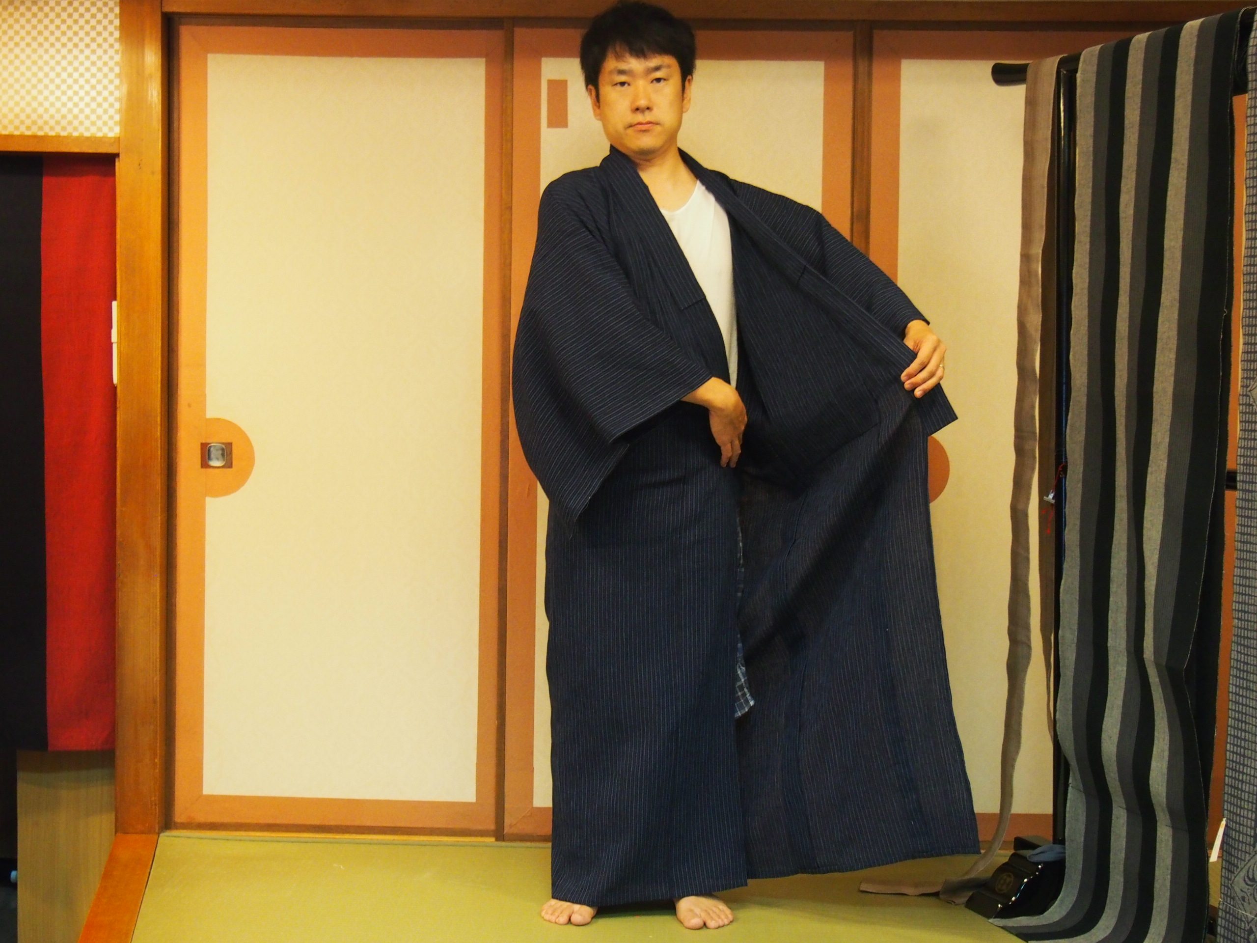 着付け 一人で着れる男の着付 浴衣 着付け 一人で着れる男の着付 浴衣